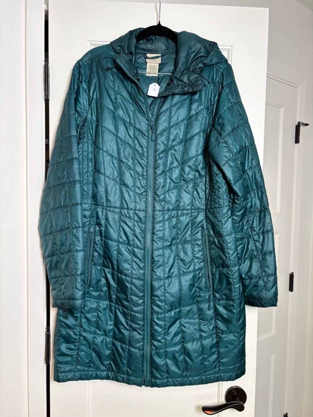 L.L. Bean Emerald Green PrimaLoft Packable Coat (Medium)